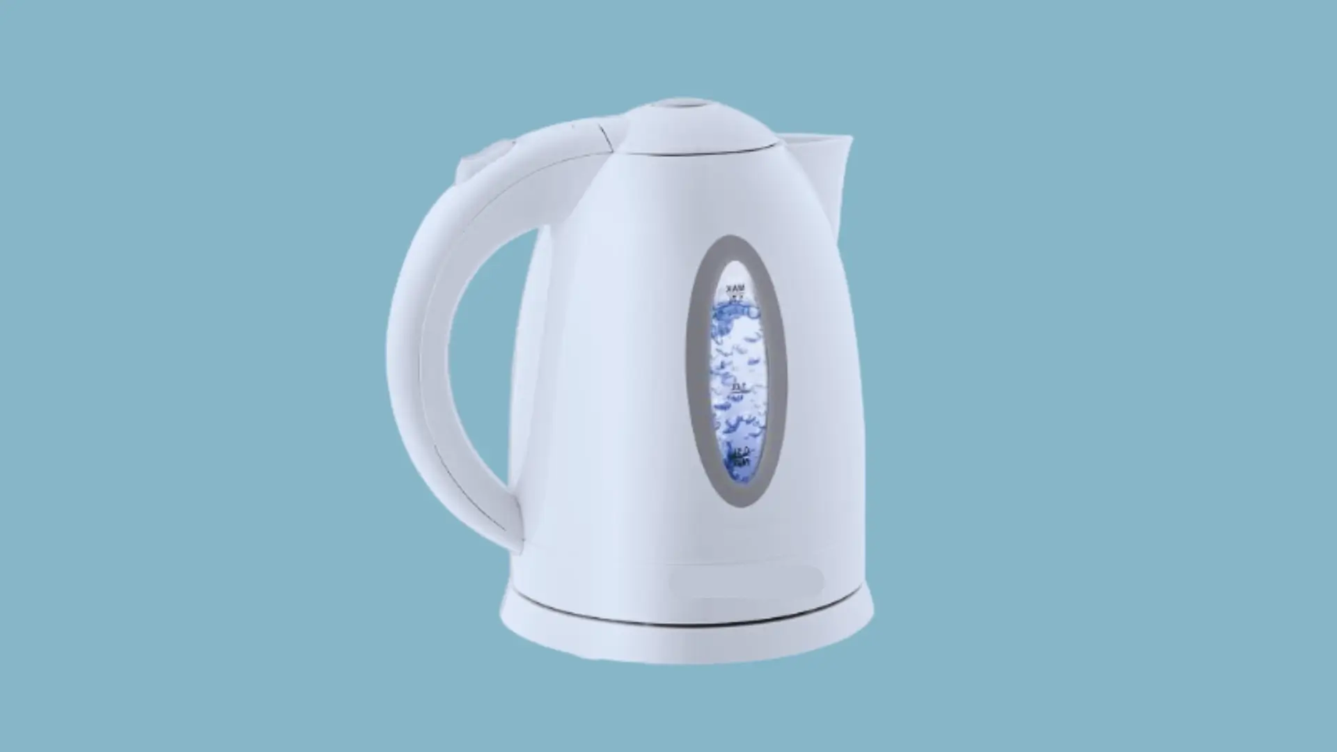 white electric kettle